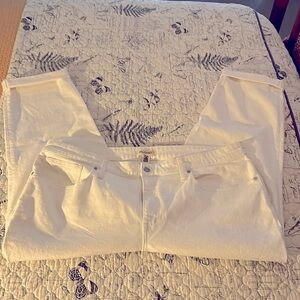 Madewell The Girljean in white